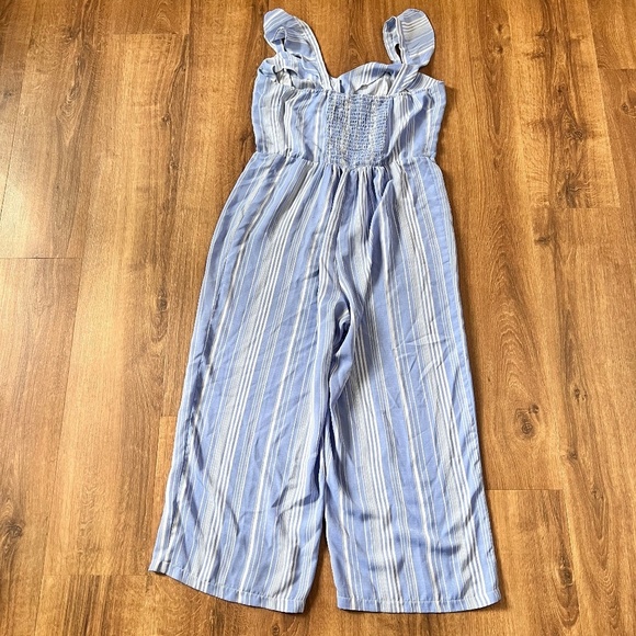 Candie’s Striped Button Front Jumpsuit - Picture 13 of 13
